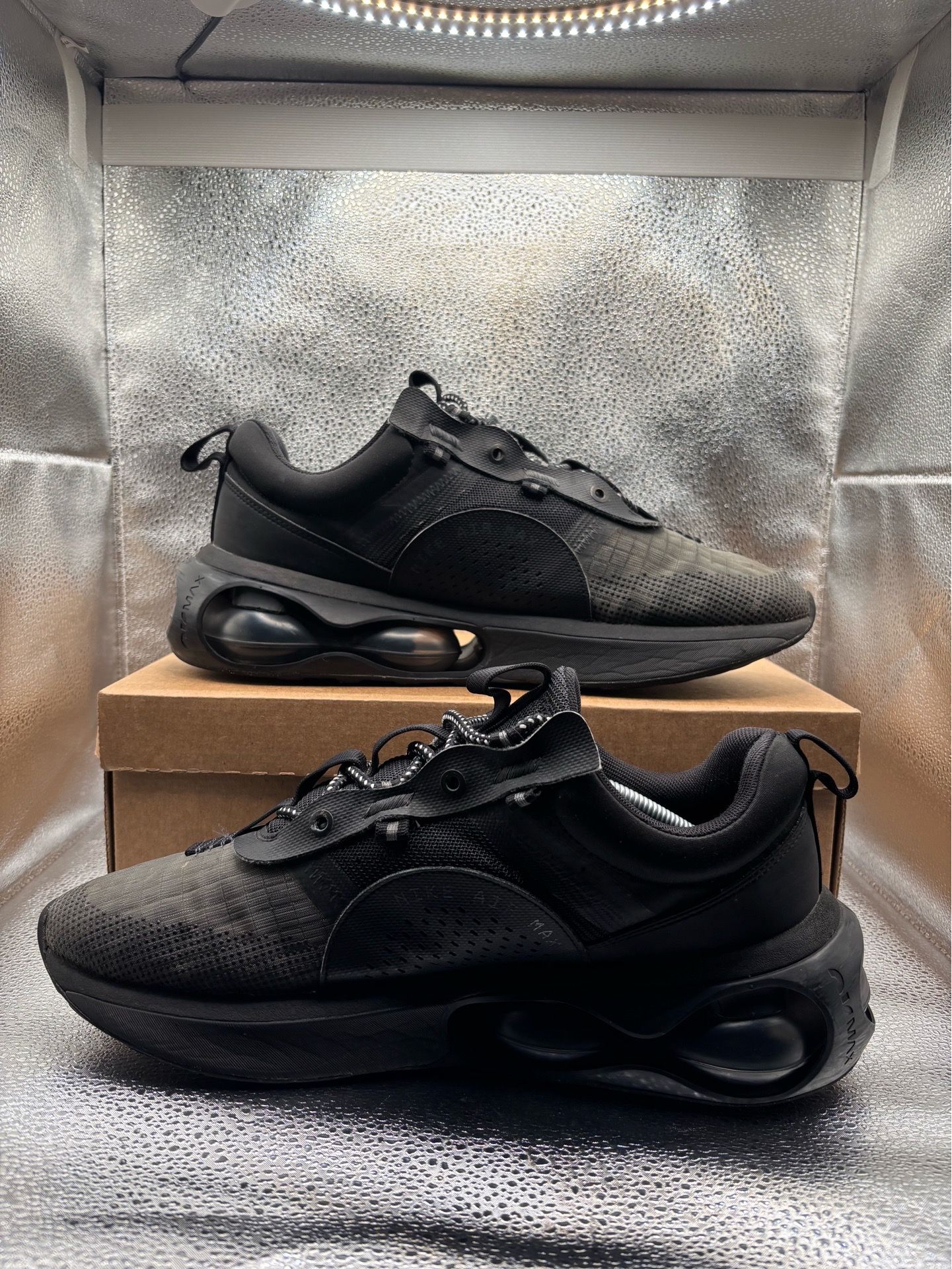 Nike Air Max 2021 Triple Black Men's Size 12 - photo 5