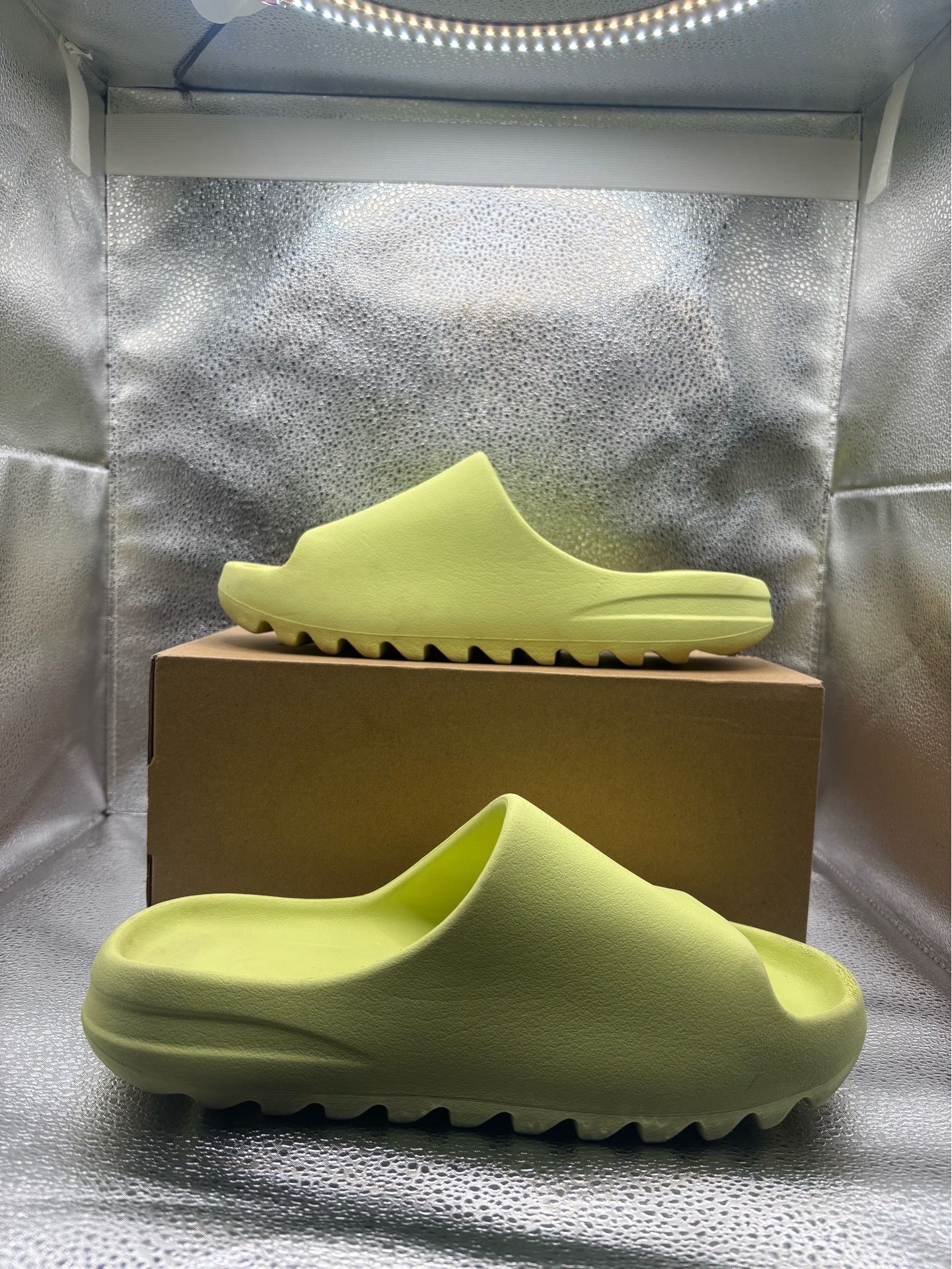 Adidas Yeezy Slide Green Glow - photo 5