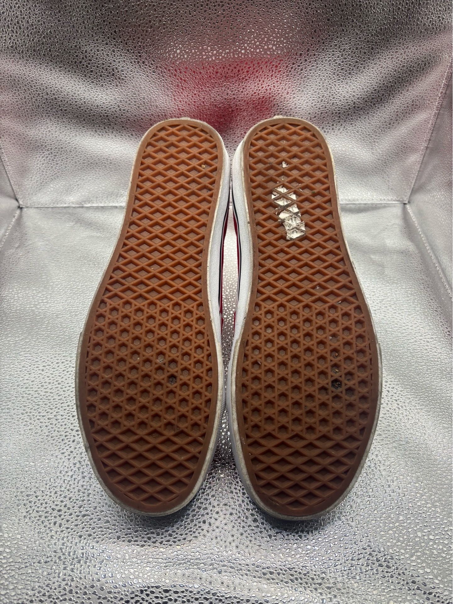 Red White High Top Vans - Men's Size 12 - photo 3
