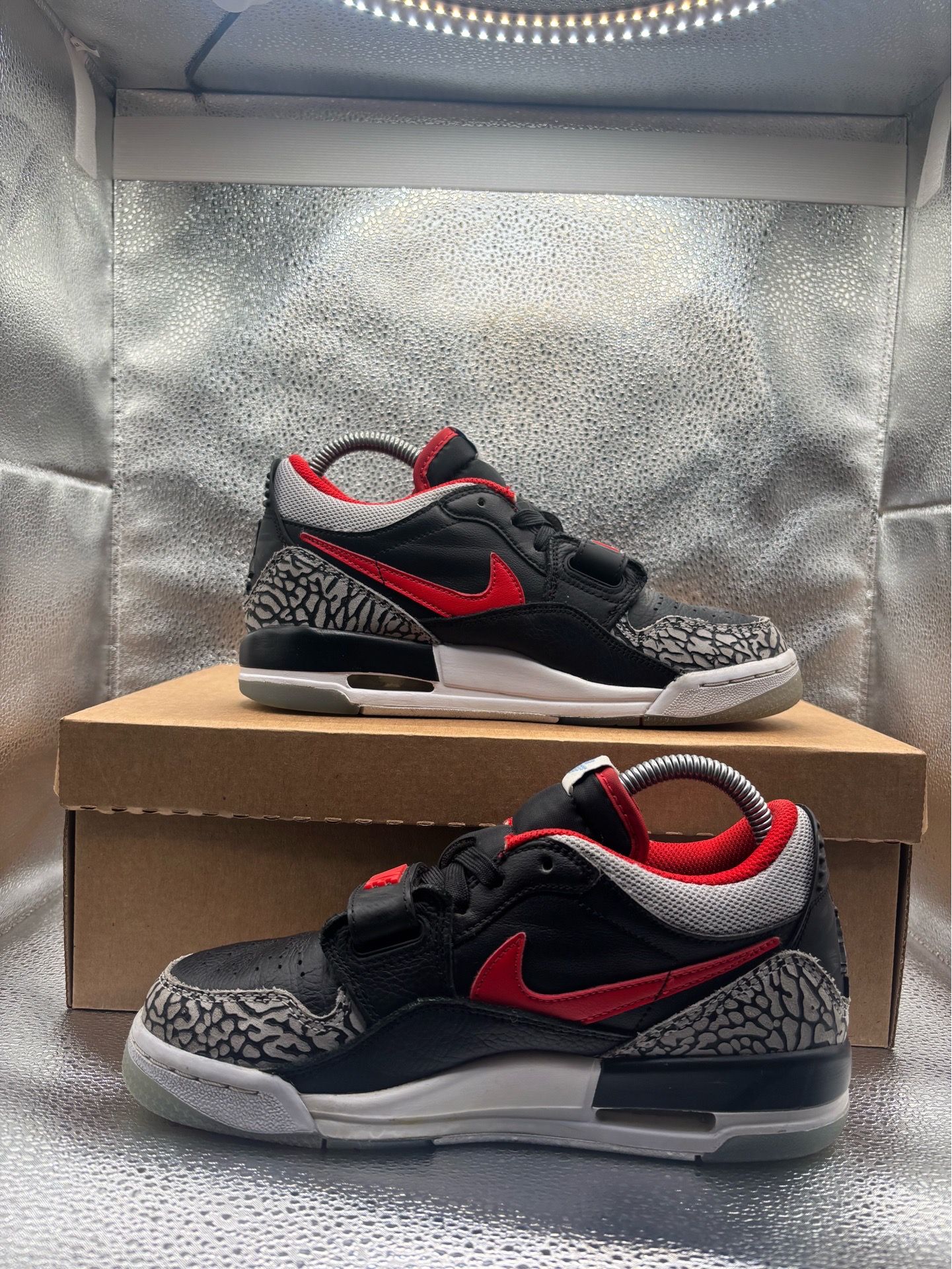 Jordan Legacy 312 Low Black Valor Blue GS - photo 5