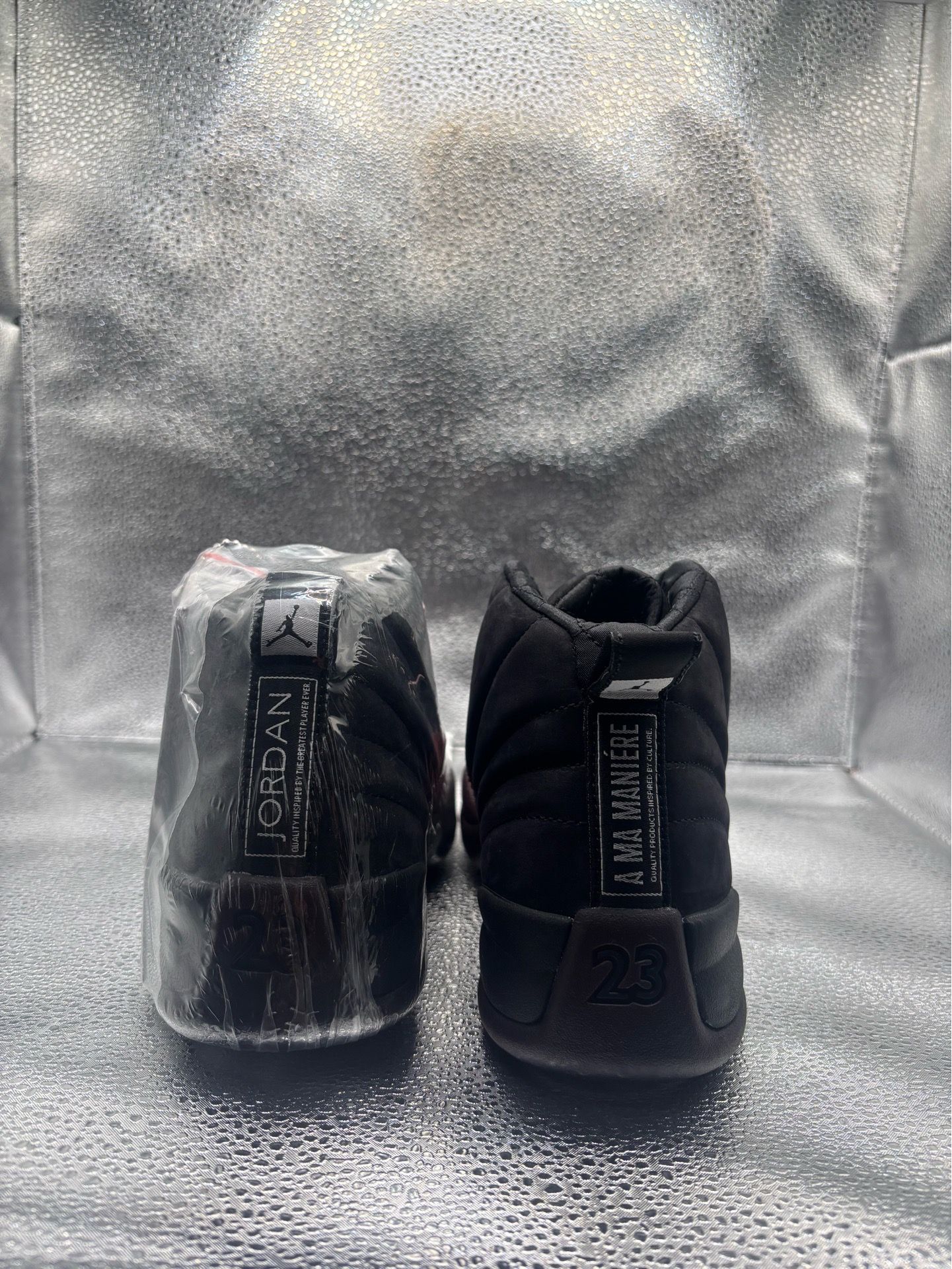 Air Jordan 12 A Ma Maniére Black - photo 4