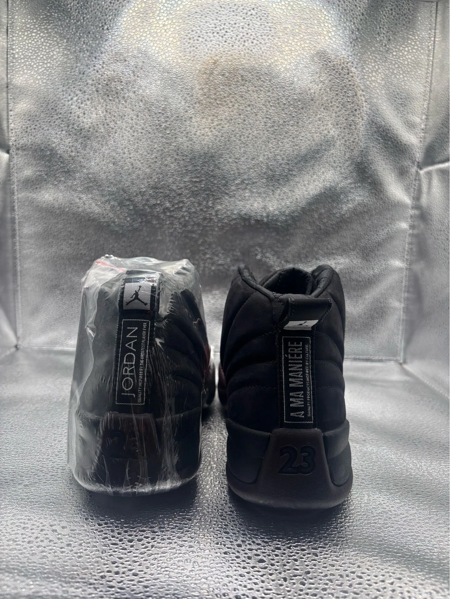 Air Jordan 12 A Ma Maniére Black - photo 4