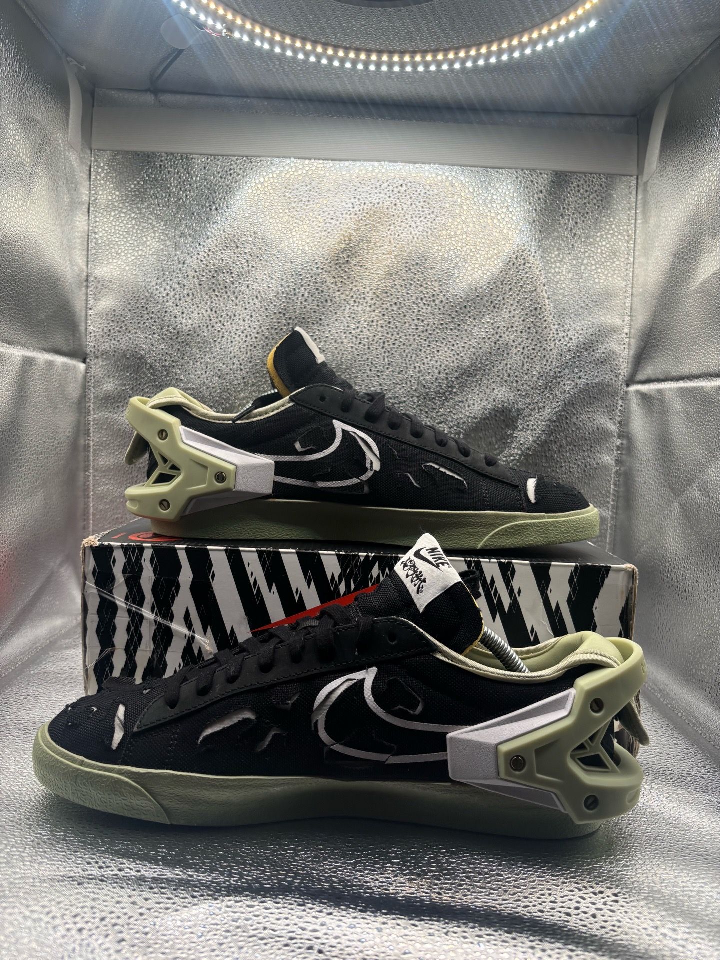 Nike Blazer Low Acronym Black Olive Black - photo 5