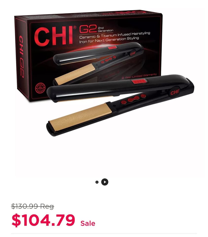 CHI G2 Ceramic & Titanium Infused Hairstying Iron - 1 inch - photo 5