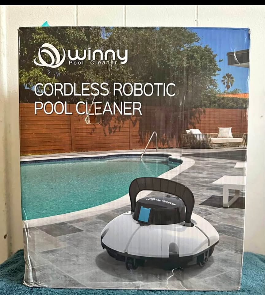 2025 Upgrade) Cordless Robotic Pool Cleaner, Winny Pool Cleaner