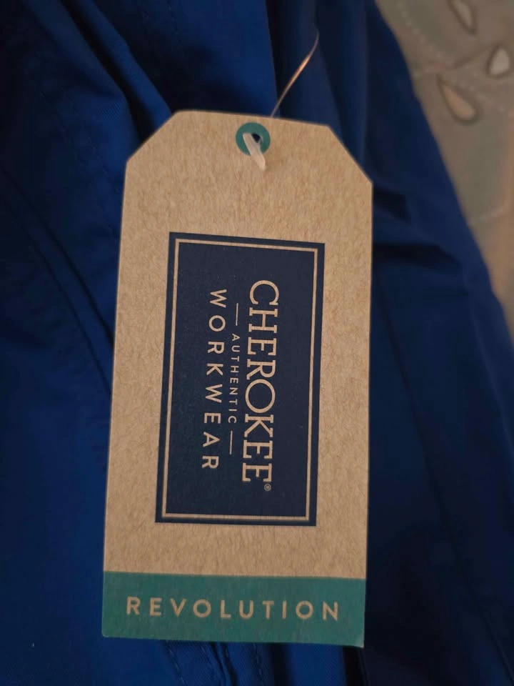 Brand New Cherokee Revolution Scrub Pants Royal Blue Sm Tall - photo 2