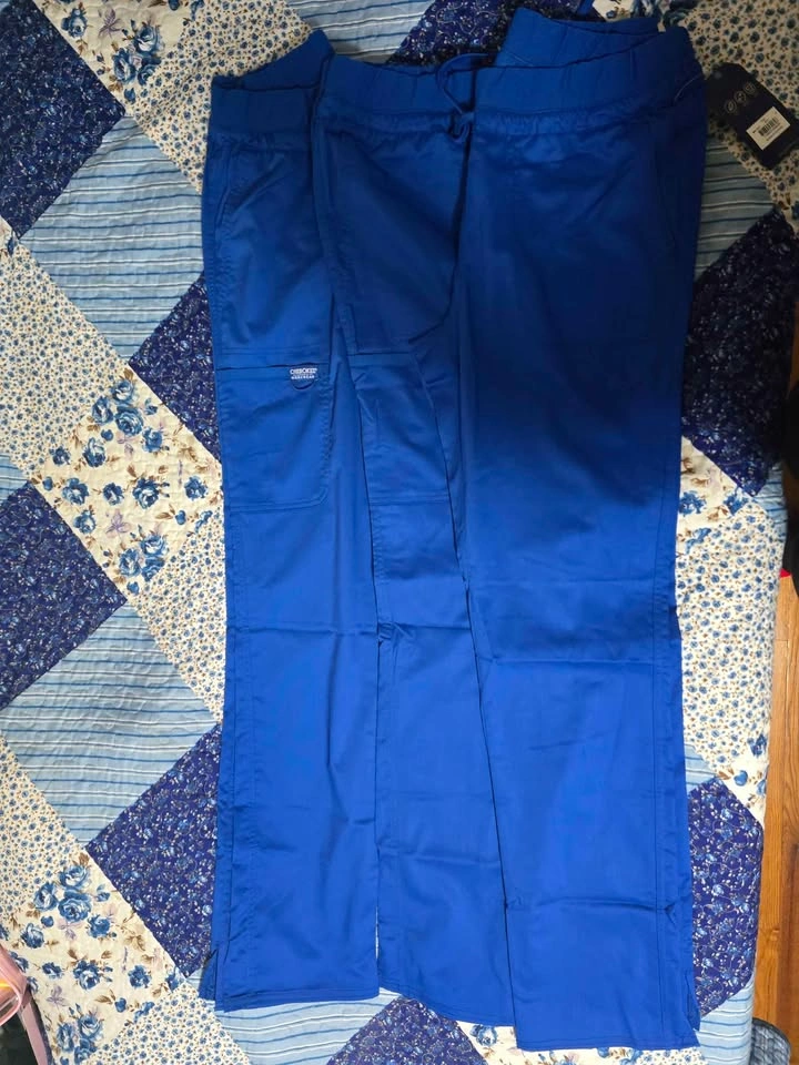Brand New Cherokee Revolution Scrub Pants Royal Blue Sm Tall - photo 3