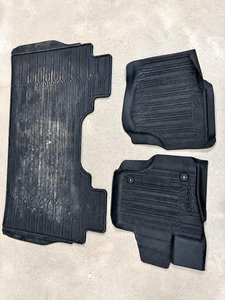 Ford F-150 All-Weather Floor Mats Set (Front & Rear Rubber Mats)