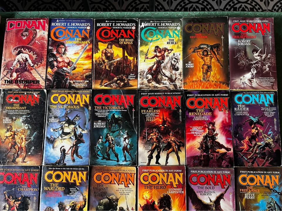 Conan Barbarian Vintage Paperbacks - Lot of 30 + 5 Doubles - photo 2