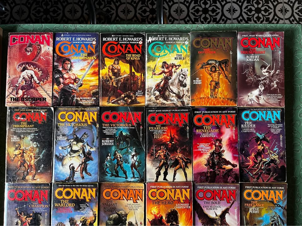 Conan Barbarian Vintage Paperbacks - Lot of 30 + 5 Doubles - photo 3