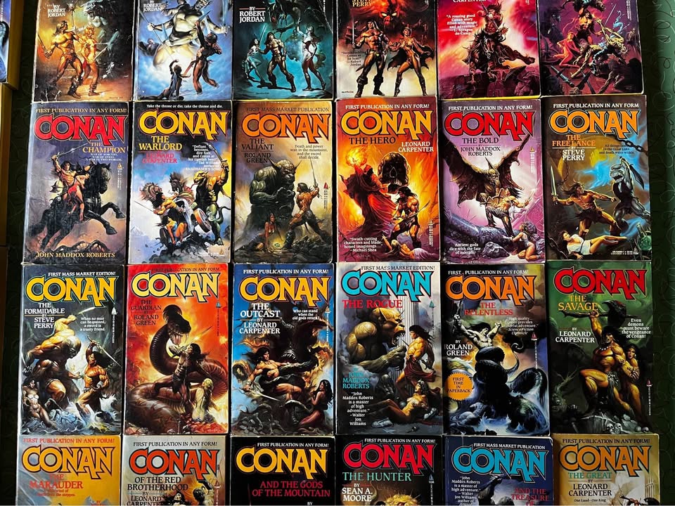 Conan Barbarian Vintage Paperbacks - Lot of 30 + 5 Doubles - photo 4