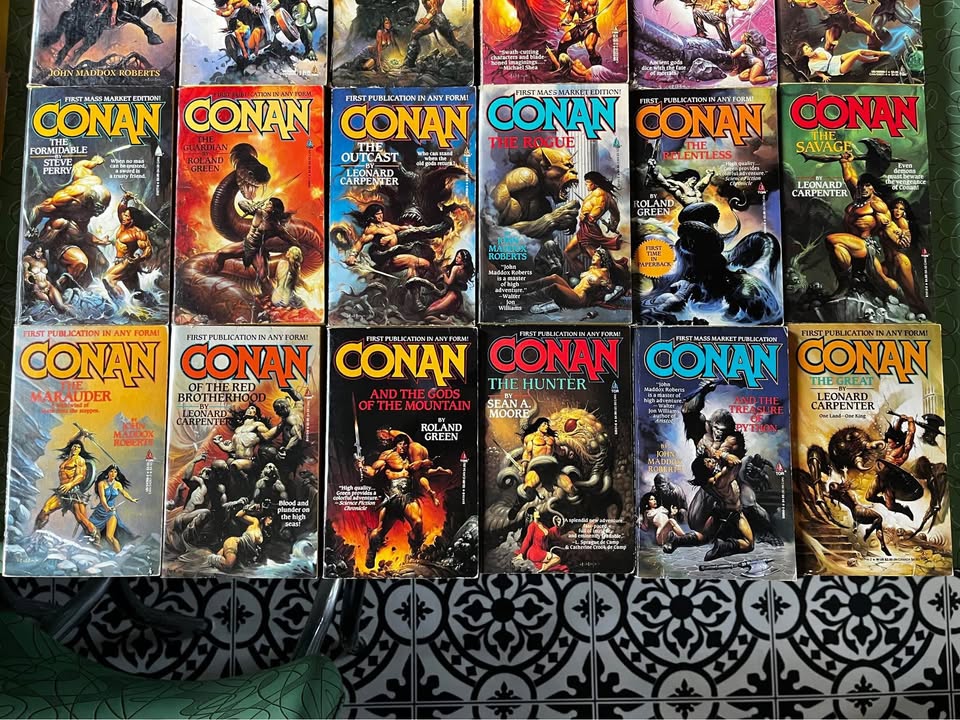Conan Barbarian Vintage Paperbacks - Lot of 30 + 5 Doubles - photo 5