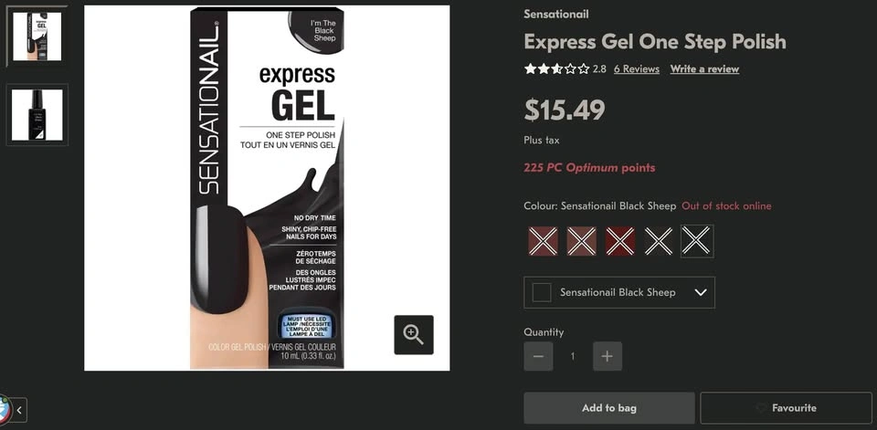 Express Gel One Step Polish (Black) - photo 2