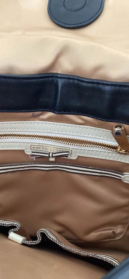 Henri Bendel Whitney Messenger Black Python Bag Leather - photo 3