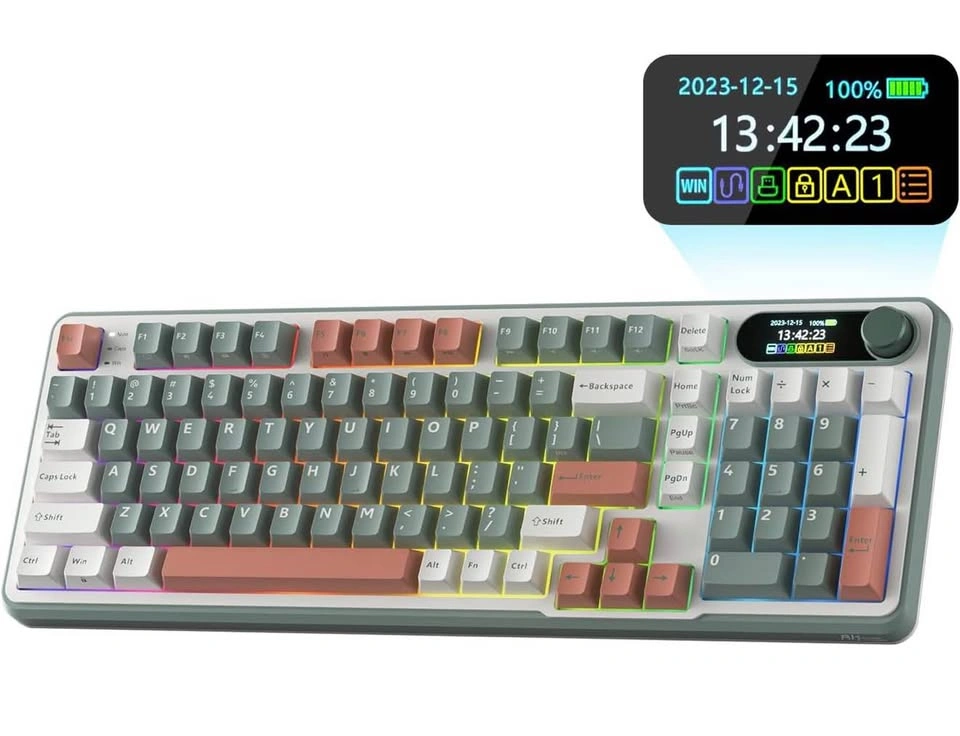 RK Royal Kludge S98 Wireless Mechanical Keyboard Smart Display C - photo 5