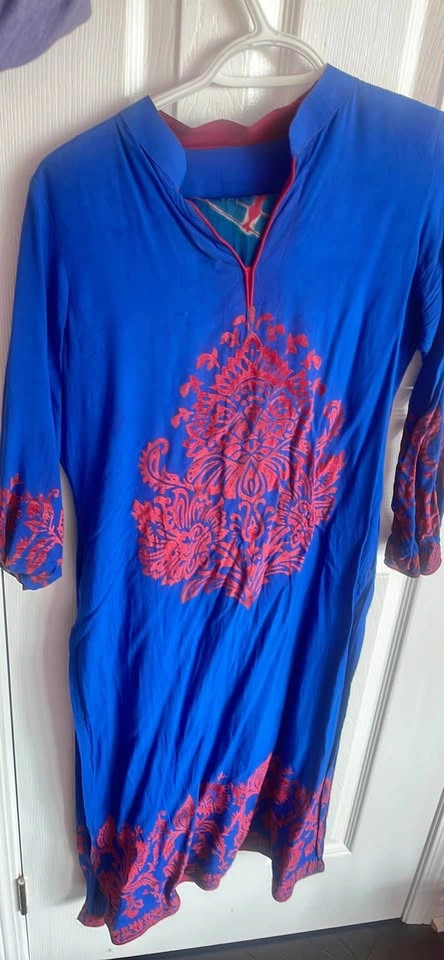 Blue salwar kameez