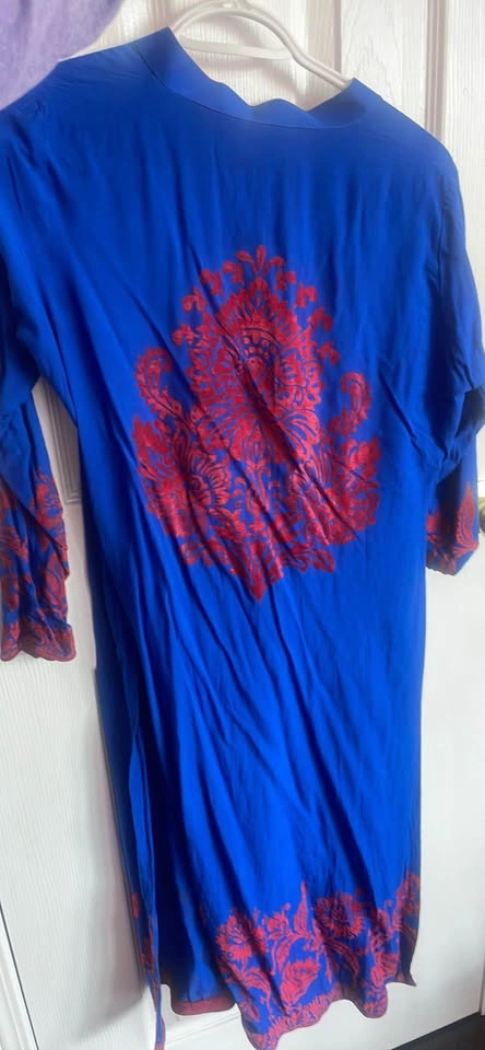 Blue salwar kameez - photo 2