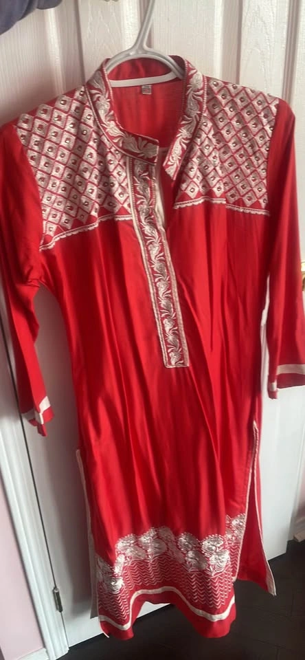 Red salwar kameez - photo 2