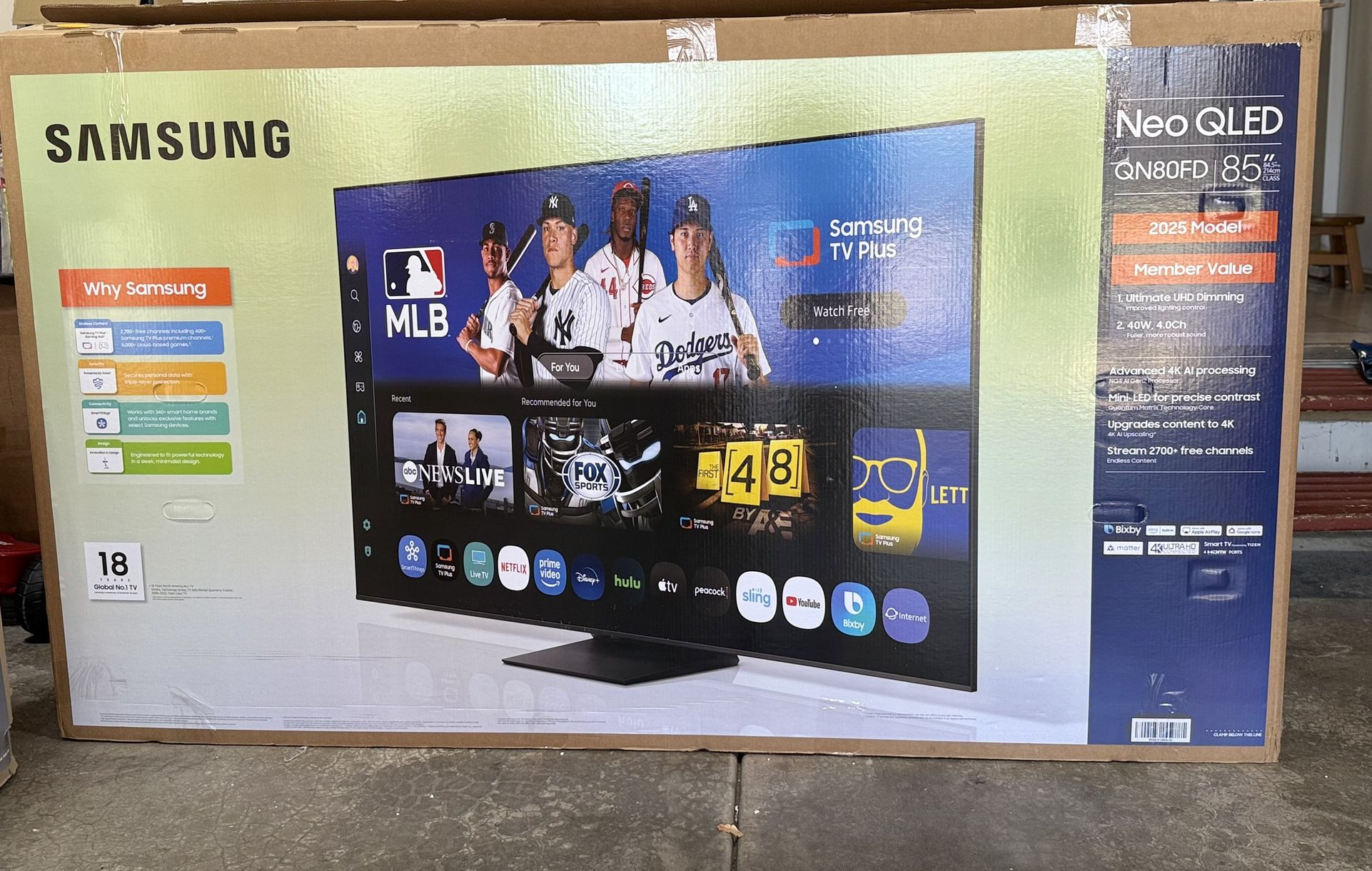 Samsung 85" Neo QLED Mini LED 4K UHD TV
