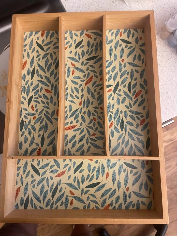 Brand New Bamboo Serving Tray / Organizer - photo 2