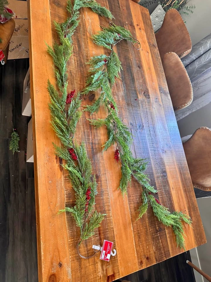 Ashland Cedar & Red Berry Garlands 6 ft - Multiple Available