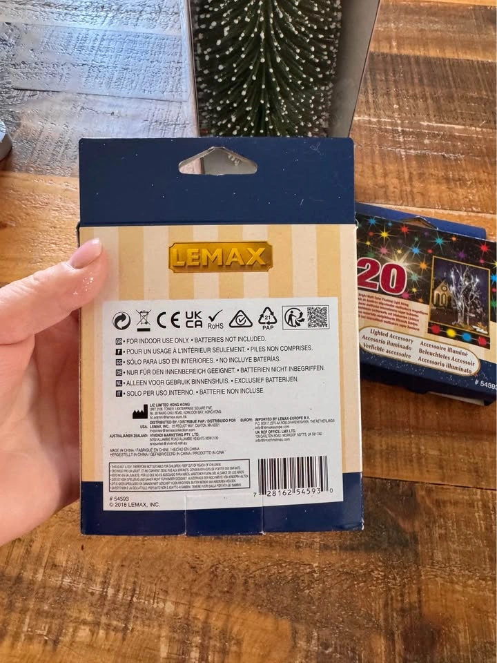 Lemax Mini Christmas Tree & 2 Light String Sets - photo 3