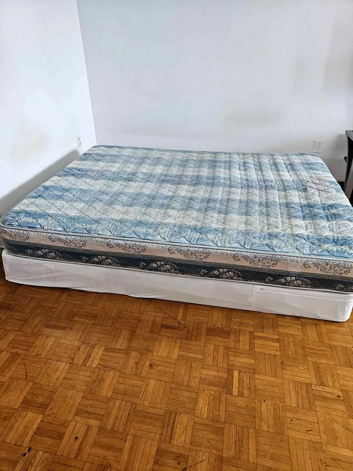 Queen Size Box Spring and Mattress for Sale