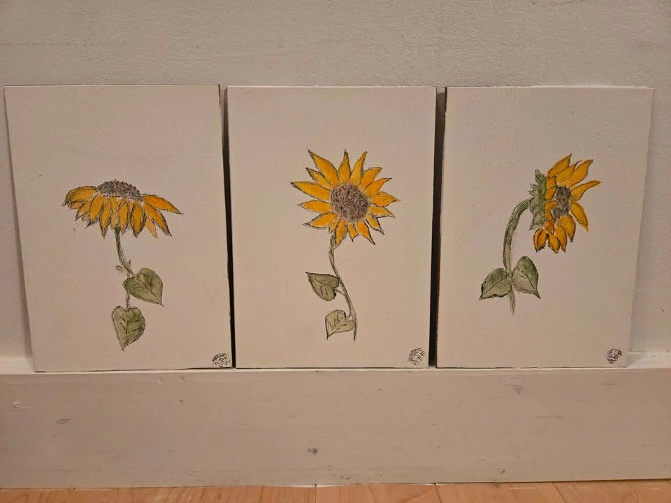 Hand Painted, Signed, Original Artwork - Florals - photo 2
