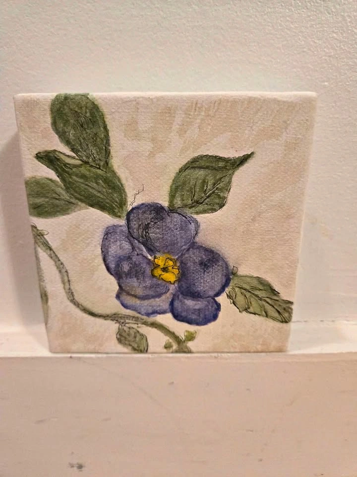 Hand Painted, Signed, Original Artwork - Floral