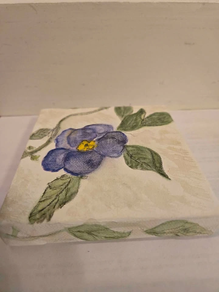 Hand Painted, Signed, Original Artwork - Floral - photo 4