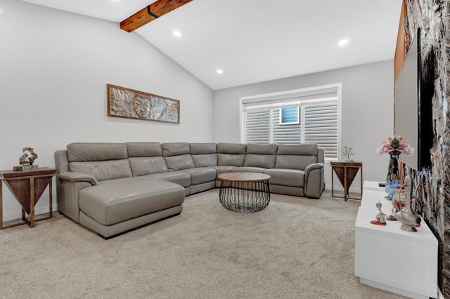 Grey Leather Sectional Sofa with Power Recliners