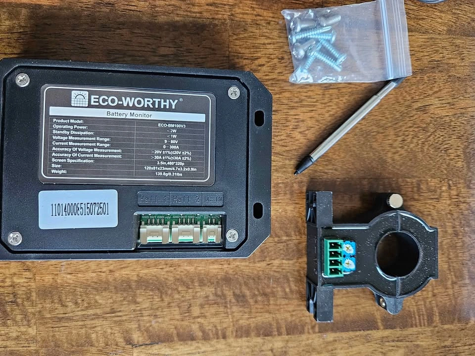 ECO-WORTHY Battery Monitor – 3.5" Color Screen – EASY NO-CUT INS - photo 2