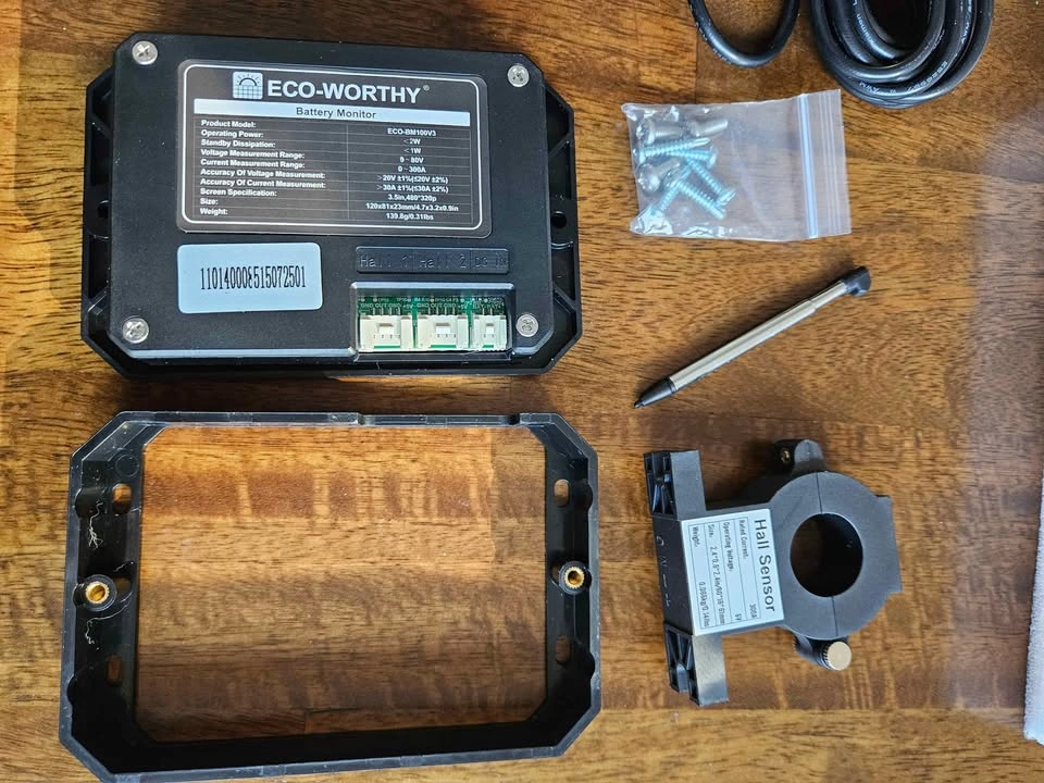 ECO-WORTHY Battery Monitor – 3.5" Color Screen – EASY NO-CUT INS - photo 3