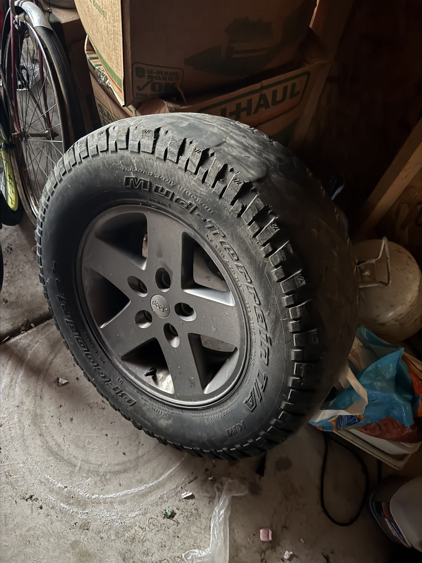 Jeep Wrangler Tires & Rims Set of 5 - photo 3