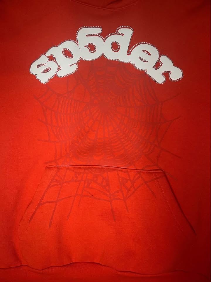 sp5der web hoodie orange - photo 2