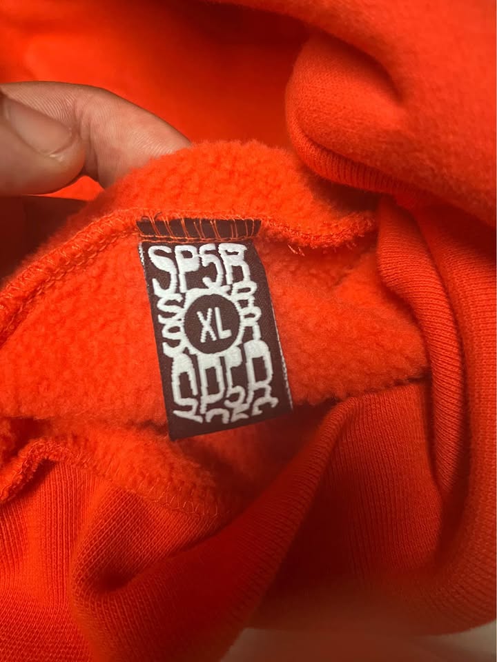 sp5der web hoodie orange - photo 3