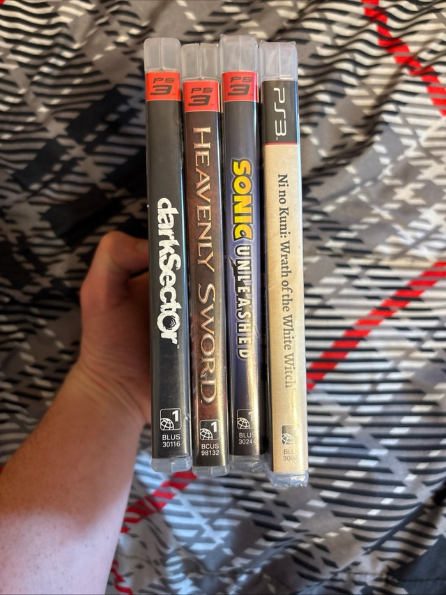 Lot Of 4 PS3 Games Sonic Unleashed, Heavenly Sword, & More - photo 2