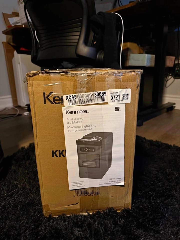 COUNTERTOP ICE MAKER, 26LB/24H, BLACK