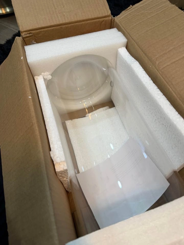 Glass Drink Dispenser 2.9 Gal with Wood Stand - photo 4