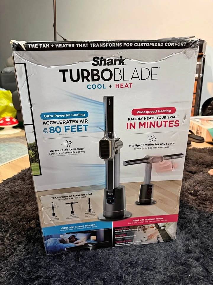 Shark TurboBlade Cool+Heat Fan