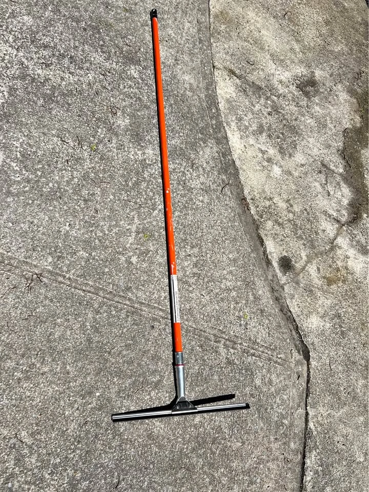 Squeegee Broom for Floors, Tiles, Garage, Deck, Bathroom, Window