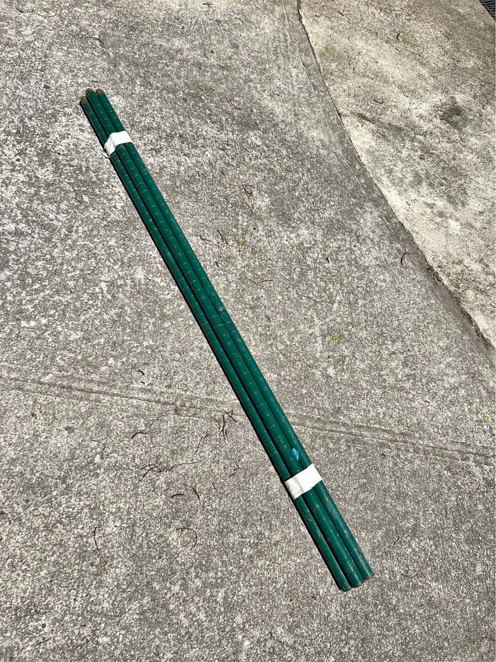 54"H Green Epoxy Wire Shelving Posts | Pack of 4