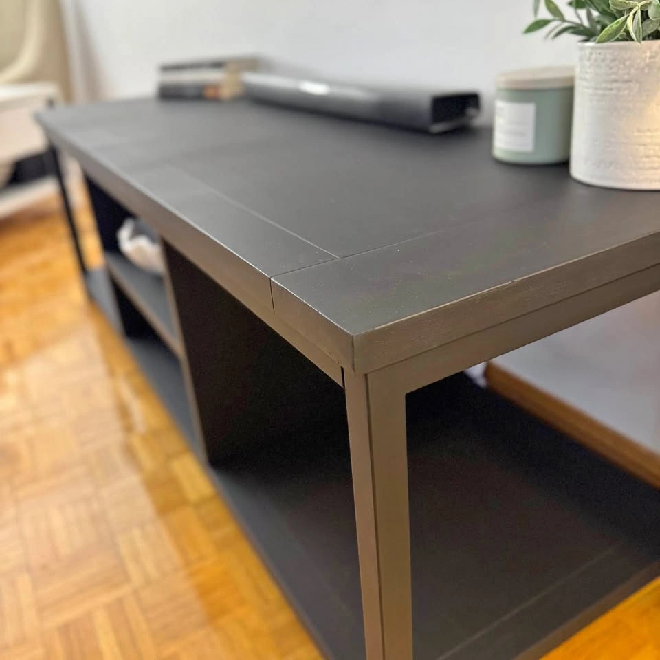 Modern Black TV Stand / Media Console – 60” (Crate & Barrel)