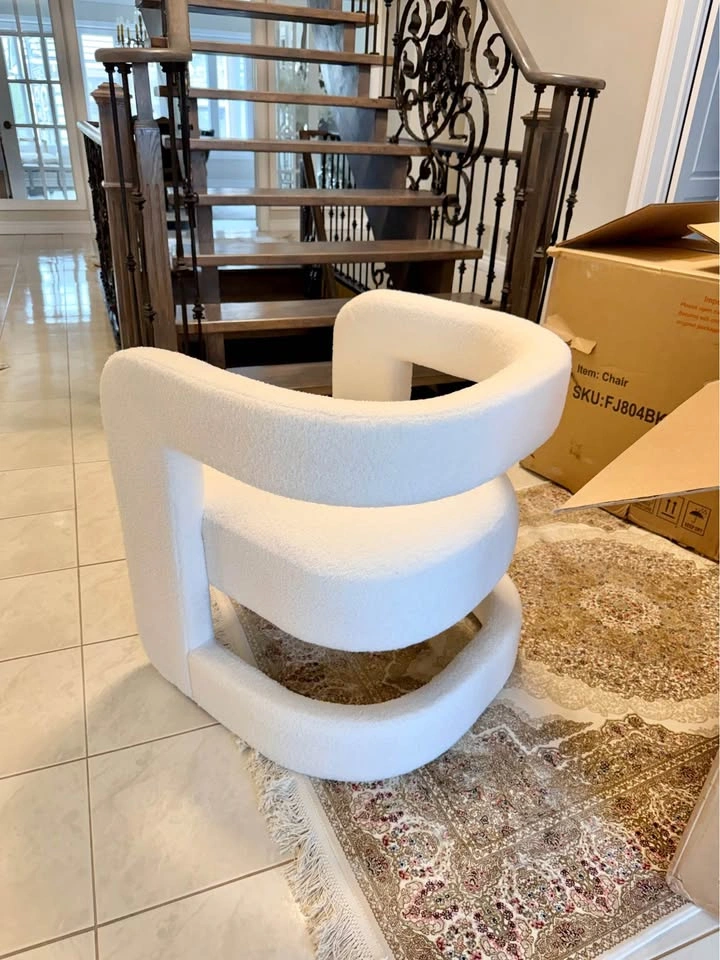 New Modern Organic Style Accent Arm Chairs - photo 2