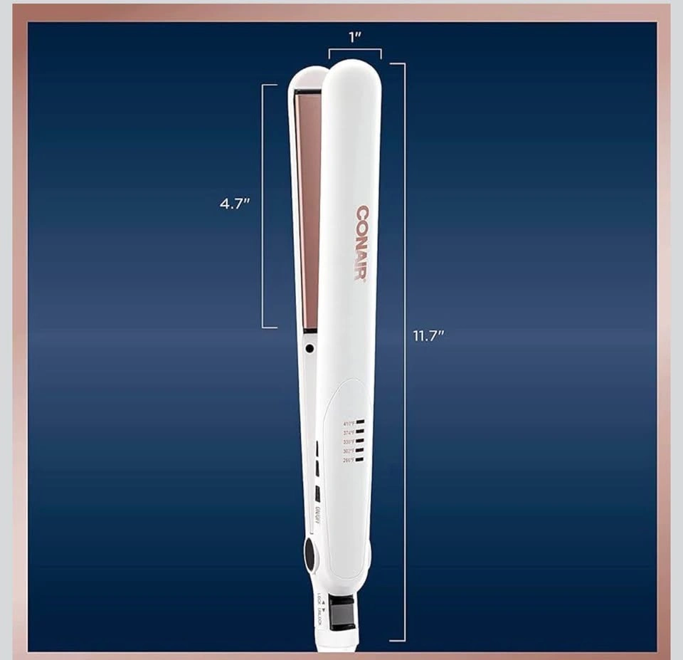 Conair Double Ceramic 1" Flat Iron - Brand New - photo 5