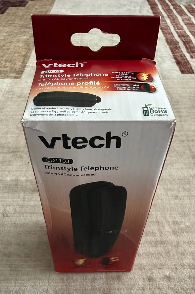 VTech CD1103 Trimstyle Corded Telephone - Brand New - photo 5