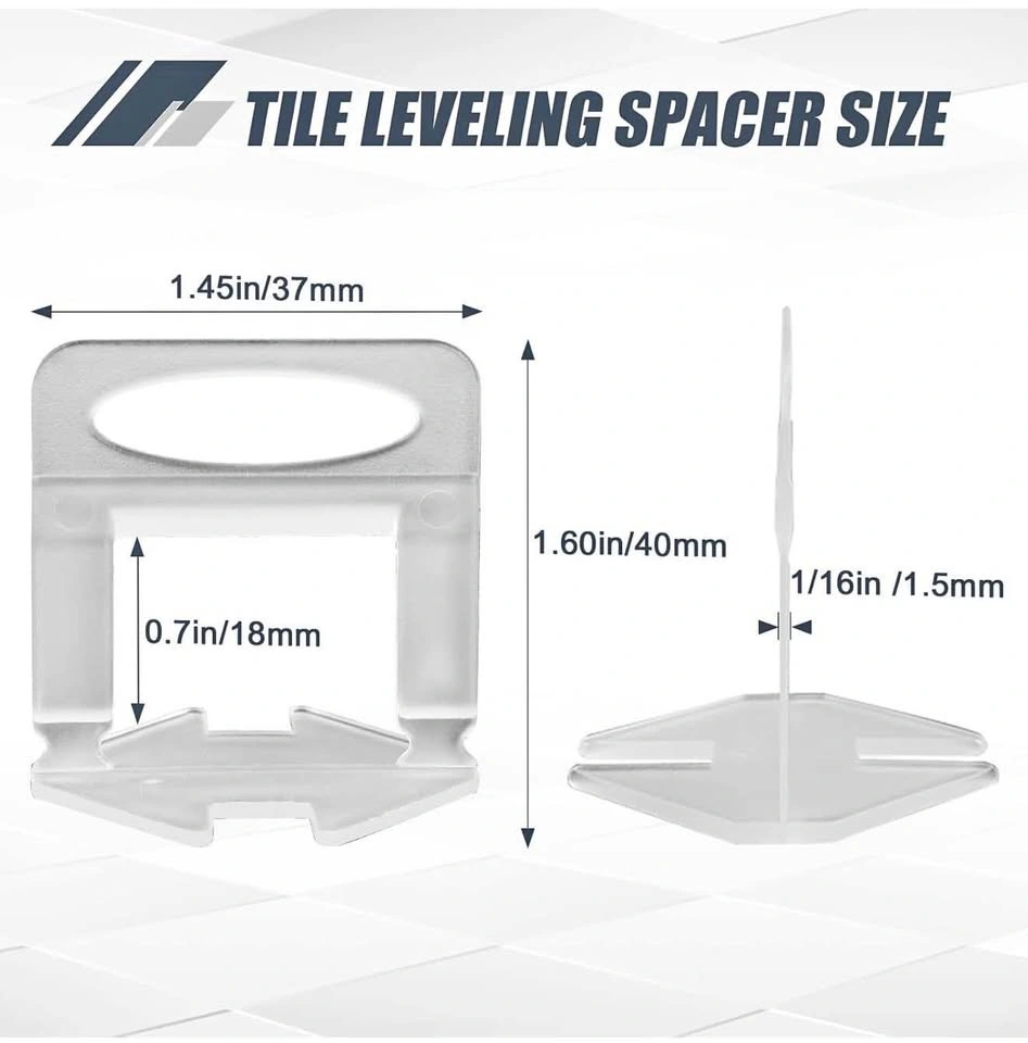 800-Piece Tile Leveling Spacers – 1/16" Lippage-Free