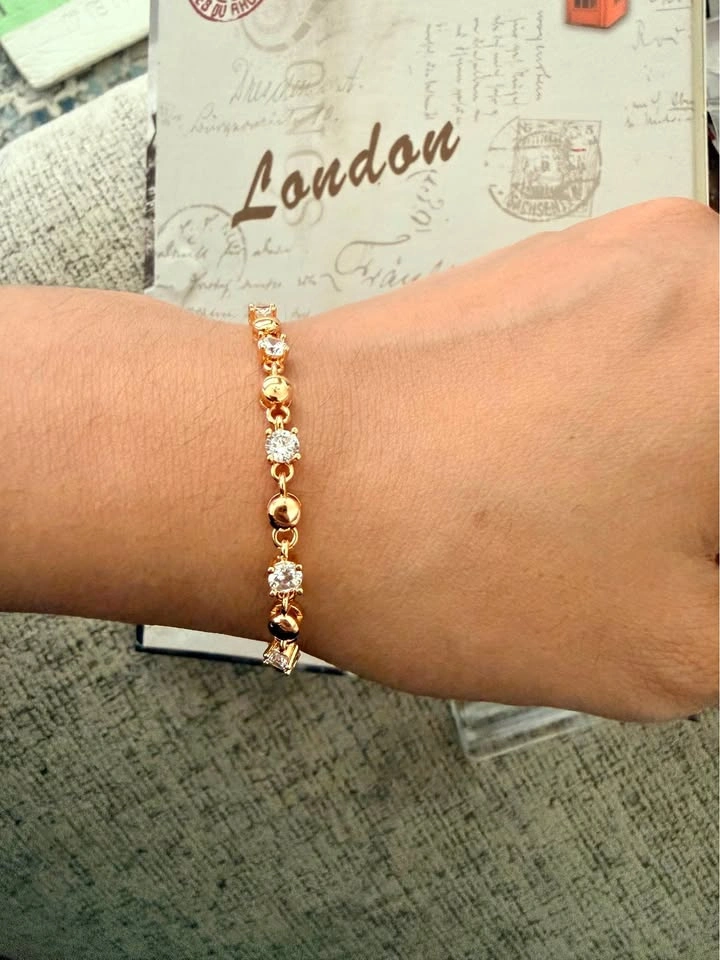 18K GF/GP/CZ Gold Plated Finish