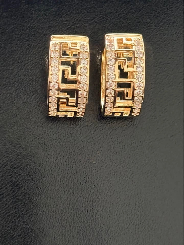 18K GF/GP/CZ Gold Plated Finish - photo 4
