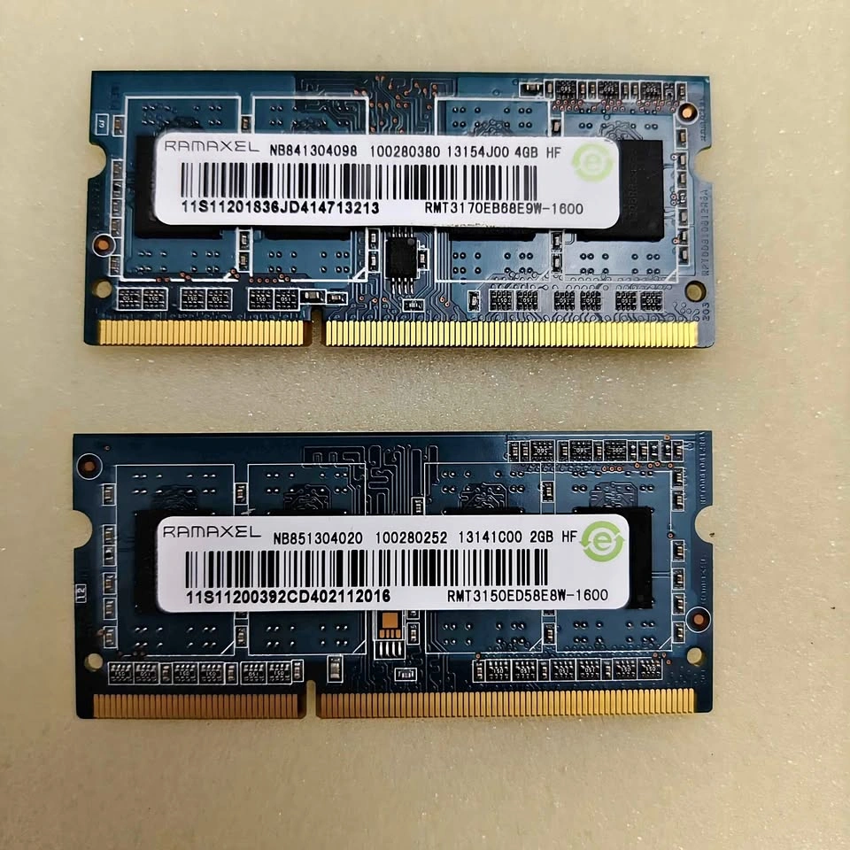 4+2GB Laptop RAM Kit – DDR3 1600MHz SO-DIMM
